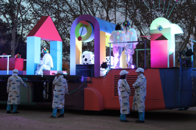 Cabalgata Reyes 2024  Barcelona + V.I. Serveis + TMB